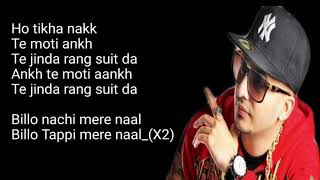 BILLO Lyrics J star Sneha Gupta Official Lyrics J Star [upl. by Rabbaj]