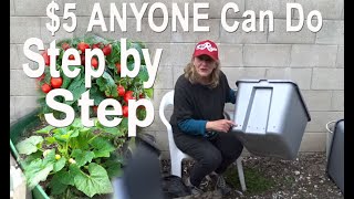 How To Build a RAISED BED GardenGrow Tons of Vegetables Pot Plants in EASY Tote METHOD Small Spaces [upl. by Kristofer596]