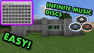 SIMPLE 121 MUSIC DISC FARM TUTORIAL in Minecraft Bedrock MCPEXboxPS4Nintendo SwitchWindows10 [upl. by Irahcaz]