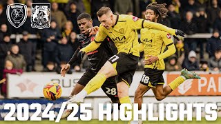 202425 HIGHLIGHTS Burton Albion v Northampton Town [upl. by Rissa]