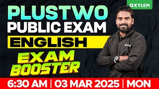 Plus Two Public Exam English  Exam Booster  Xylem Plus Two [upl. by Razatlab726]