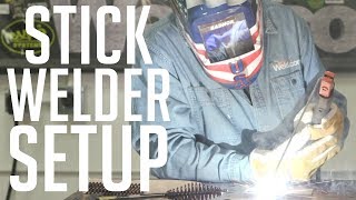 Step by Step How to Setup a Stick Welder [upl. by Edmead305]