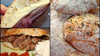 Bosanske Lepinje za ćevape  Somuni Bosnian Flatbread  supersoft [upl. by Farlay]