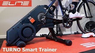 ELITE Turno Smart Fluid Trainer Unboxing Build Ride Details [upl. by Holbrook]