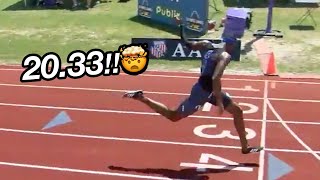 16YearOld Drops 2033 200m National Record [upl. by Hose869]