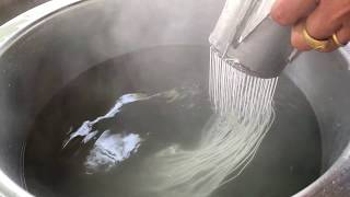 Thai Rice Flour Noodles Recipe [upl. by Yrrek]