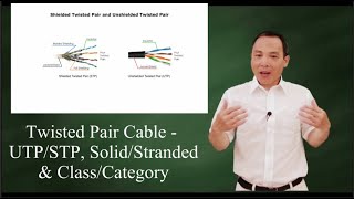 Twisted Pair Cable UTPSTP solidstranded amp classcategory [upl. by Llehcor]