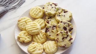 Easy shortbread cookies Holiday Shortbread cookie recipe [upl. by Pentha]