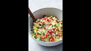 Ensalada de Quinoa Muy sencilla [upl. by Airdni]