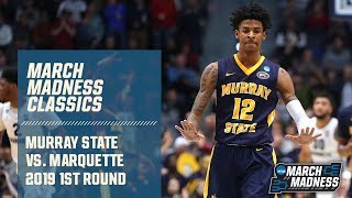 Murray State vs Marquette 2019 Ja Morant tripledouble  FULL GAME [upl. by Udenihc]