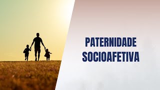 Paternidade socioafetiva [upl. by Adur155]