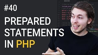 40 What are Prepared Statements and how to use them  PHP tutorial  Learn PHP programming [upl. by Ahtelra]