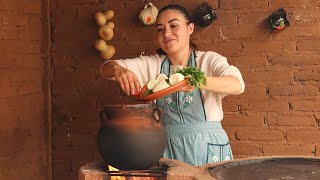 Caldo De Res Autentico De Rancho La Cocina En El Rancho [upl. by Ahsiemak144]