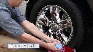 Wheel Cleaning  How to clean aluminum and chrome plated wheels on all FCA vehicles [upl. by Berneta]