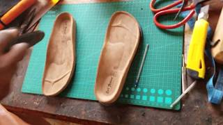 How to make slippers at home using Birkenstock footbed [upl. by Erskine]