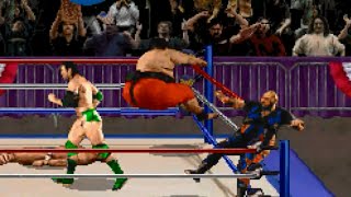 WWF Wrestlemania The Arcade Game PS1 Playthrough  NintendoComplete [upl. by Benzel]