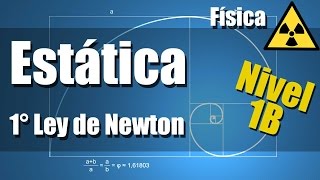 Estática Ejercicios Resueltos Nivel 1B  Primera Ley de Newton [upl. by Aushoj505]