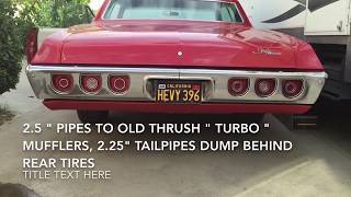 Thrush Turbos vs Dynomax SuperTurbo Muffler [upl. by Hazeghi]