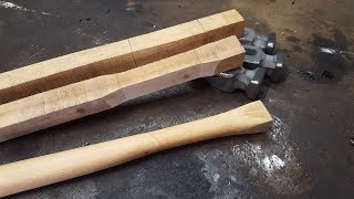 Make A Hammer Handle From Scratch Part I [upl. by Luht]