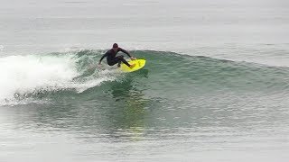 Kalani Robb surfs on bodyboard in GOOD waves and trips out surfers Highlights [upl. by Durman72]