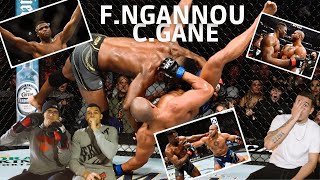 Francis Ngannou VS Ciryl Gane REACTION FIGHT  DUEL DE TITANS [upl. by Anne-Corinne]