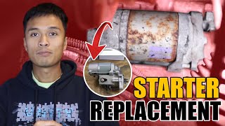 EASY Starter Replacement Tacoma DIY  How To [upl. by Nap450]