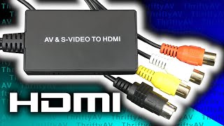 SVideo to HDMI Converter Unboxing amp AV Tests [upl. by Dierolf]