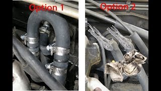 How to bypass your heater core [upl. by Lenard436]