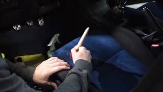 HOW TO PROPERLY CLEAN SUEDE amp ALCANTARA  SUBARU WRX STI [upl. by Shugart]