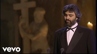 Andrea Bocelli  Ave Maria Live From Basilica Di Santa Maria Sopra Minerva Italy  1999 [upl. by Nelon724]