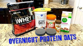 EASY OVERNIGHT PROTEIN OATS Quick n Healthy [upl. by Thurnau]