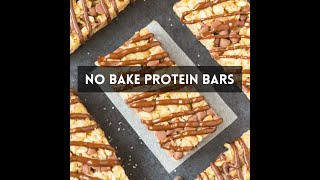 Homemade Protein Bars Just 4 Ingredients [upl. by Waterman221]