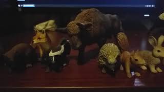 European Animals Schleich Collecta and Bullyland Figures [upl. by Aitercal828]