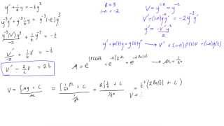 Bernoulli differential equation example 1 [upl. by Adelind]