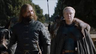 Game of Thrones  7x07  Brienne and Sandor talk about Arya [upl. by Cartan]