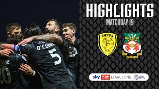 HIGHLIGHTS  Burton Albion vs Wrexham AFC [upl. by Eusoj847]