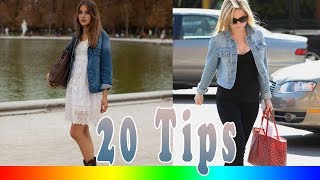 20 Style Tips On How To Wear A Denim Jacket [upl. by Ellehcem]