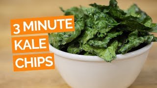 3 Minute Kale Chips [upl. by Eenaj]