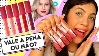 TESTANDO TODOS os BATONS SKINNY MATTE da NIINA SECRETS com EUDORA [upl. by Gilman]