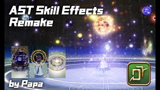 FF14玩家自制技能特效【占星篇】FFXIV AST skill effects Mod preview [upl. by Weinert]