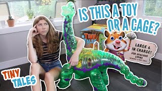 Hamster Cage or Toy  Tiny Tales XL Dinosaur Cage Review [upl. by Veradia]