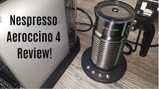 Nespresso Aeroccino 4 Milk Frother Review  Worth upgrading from the Aeroccino 3 [upl. by Eelram]