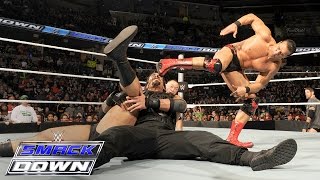 Roman Reigns amp Dean Ambrose vs Alberto Del Rio amp Rusev SmackDown Feb 4 2016 [upl. by Orpha35]