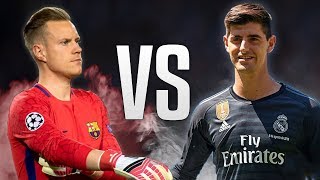 Thibaut Courtois vs MarcAndré Ter Stegen  Who is the Best Crazy Saves 2018 HD [upl. by Hanshaw]