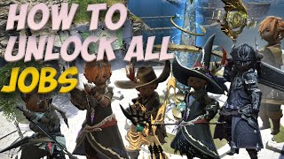 FFXIV  How to unlock all JOBS in SHADOWBRINGERS [upl. by Eissert]