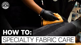 How To Care For Suede amp Alcantara Upholstery  Chemical Guys [upl. by Zorah765]