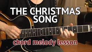 THE CHRISTMAS SONG  Guitar Tutorial Chord Meldoy  Chestnuts Roasting On An Open Fire [upl. by Derte]