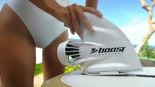 BOOSTSURF  Worlds First Electric Surfboard Fin [upl. by Nolla]