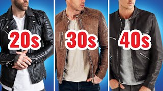 The PERFECT Leather Jacket For Your Age [upl. by Ahsienar68]