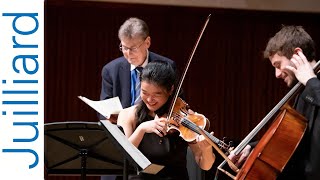 Mendelssohn Piano Trio No 1 in D Minor  Juilliard Robert Levin Master Class [upl. by Ikeda]